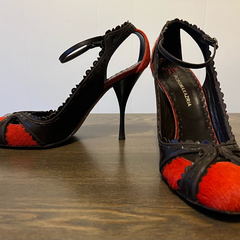 Brown & Red Heels - Picture 2 of 4